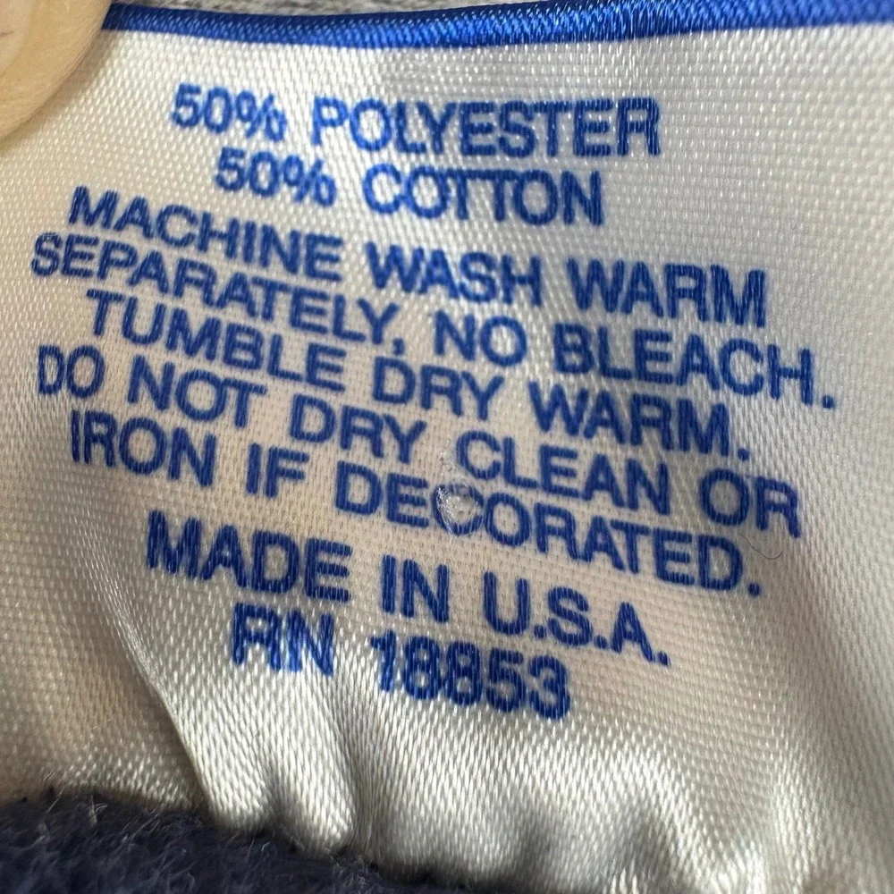 Vintage Savvy Heavyweight Crewneck Sweatshirt Mens XL Great Britain Royal Coat - Picture 9 of 9